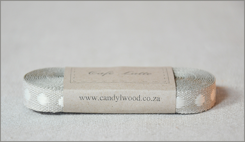 Cafe Latte - Woven Flax Ribbon