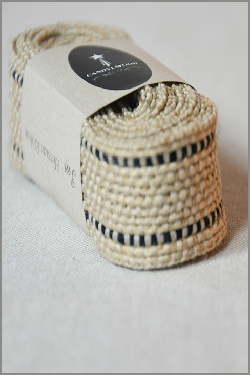 Rustic Black - Jute Ribbon 01215