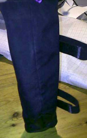 Achterkant met elastische banden