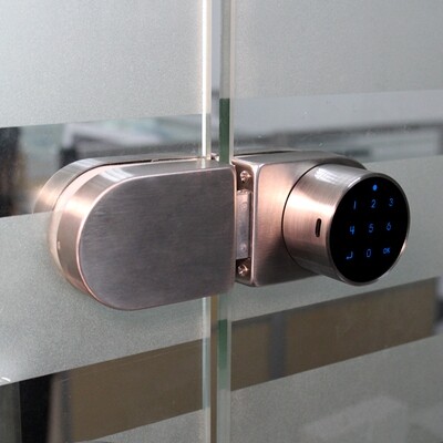 Wireless Digital Touchscreen Glass Door Lock