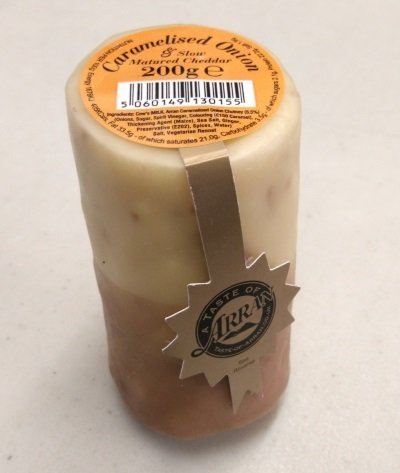 Arran Cheddar Cheese with Caramelised Onion 200g CheeseOnion