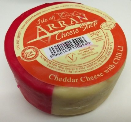 Arran Cheddar Cheese with Chilli 200g CheeseChilli