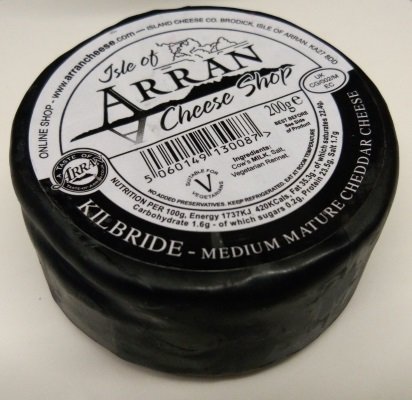 Arran KILBRIDE Medium Mature Cheddar Cheese 200g CheeseKILBRIDE