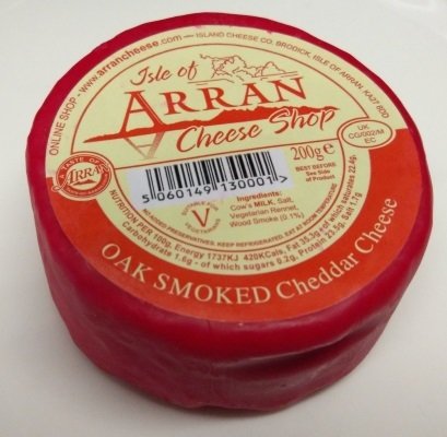 Arran Oak Smoked Cheddar Cheese 200g CheeseOakSmoked