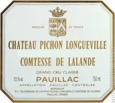 2006 Pichon Longueville Comtesse de Lalande DZHGSMR83GG6J