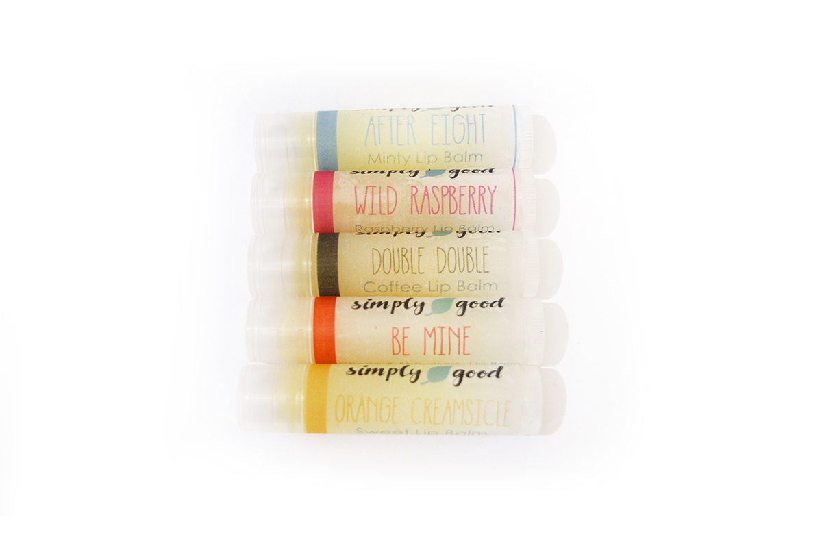 Simply Good™ Full Set of All Flavoured Lip Balms 00716