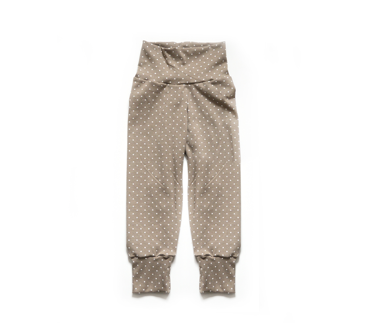 Little Sprout Pants™ Tan with Dots 00745