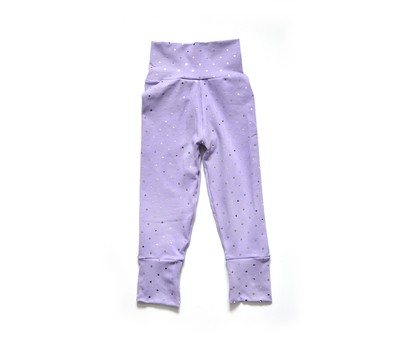 Little Sprout Pants™ Spangled Lavender- Cotton Little Sprout Pants™ Spangled Lavender- Cotton