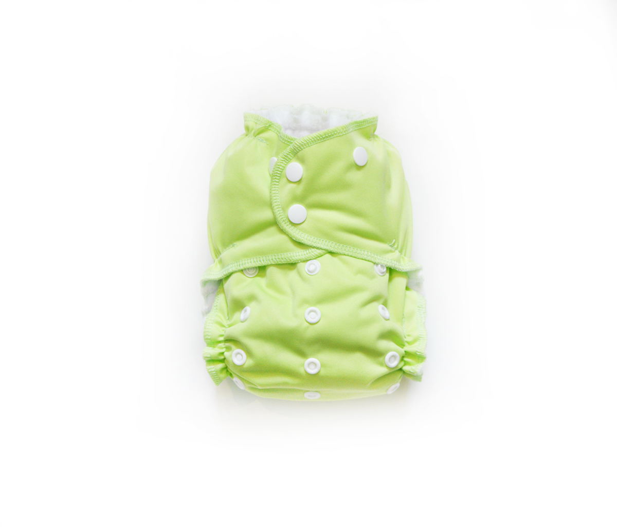 Easy Pocket™ One Size Cloth Diaper - Lime 00831