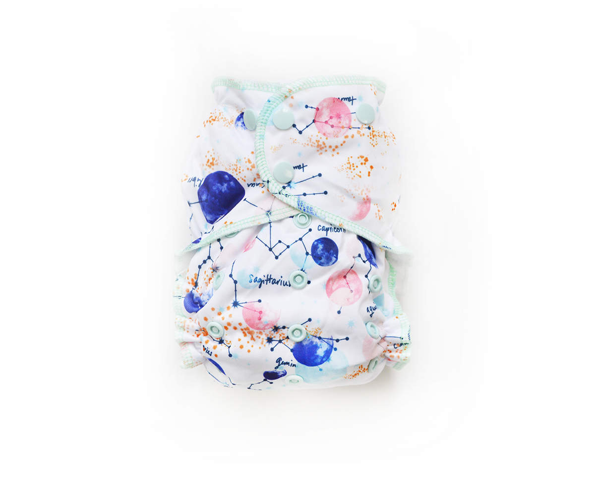 Easy Peasies® One Size Reusable Cloth Pocket Diaper - Apollo 00863