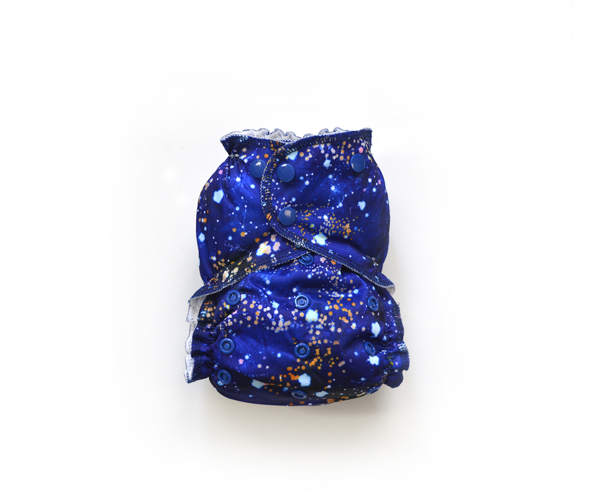 Easy Peasies® One Size Reusable Cloth Pocket Diaper - Cosmos 00865