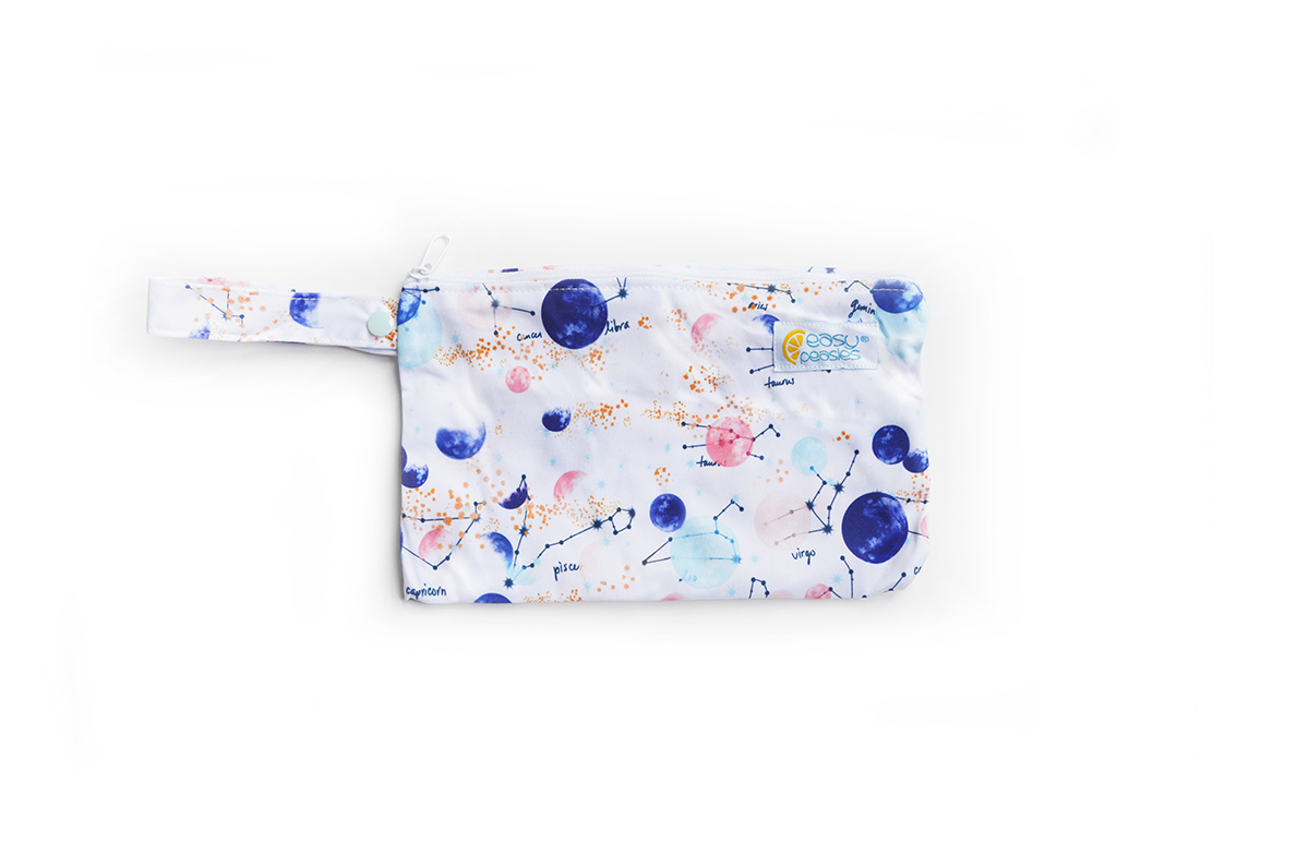 Easy Peasies® Mini Reusable Wetbag With Strap - Apollo 00887