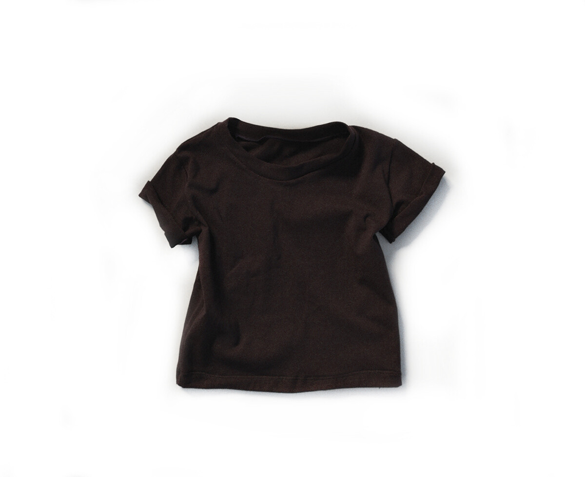 Little Sprout™ Cotton T-Shirt in Cocoa | NEW Fall 2019 Little Sprout™ Cotton T-Shirt in Cocoa | NEW Fall 2019