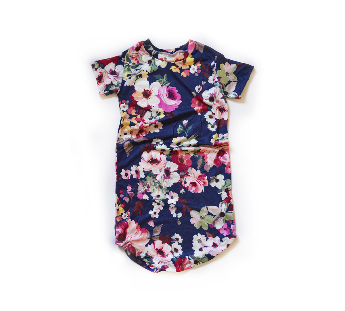 Little Sprout™ Cotton T-Shirt Dress in Navy Floral | NEW Fall 2019 Little Sprout™ Cotton T-Shirt Dress in Navy Floral | NEW Fall 2019