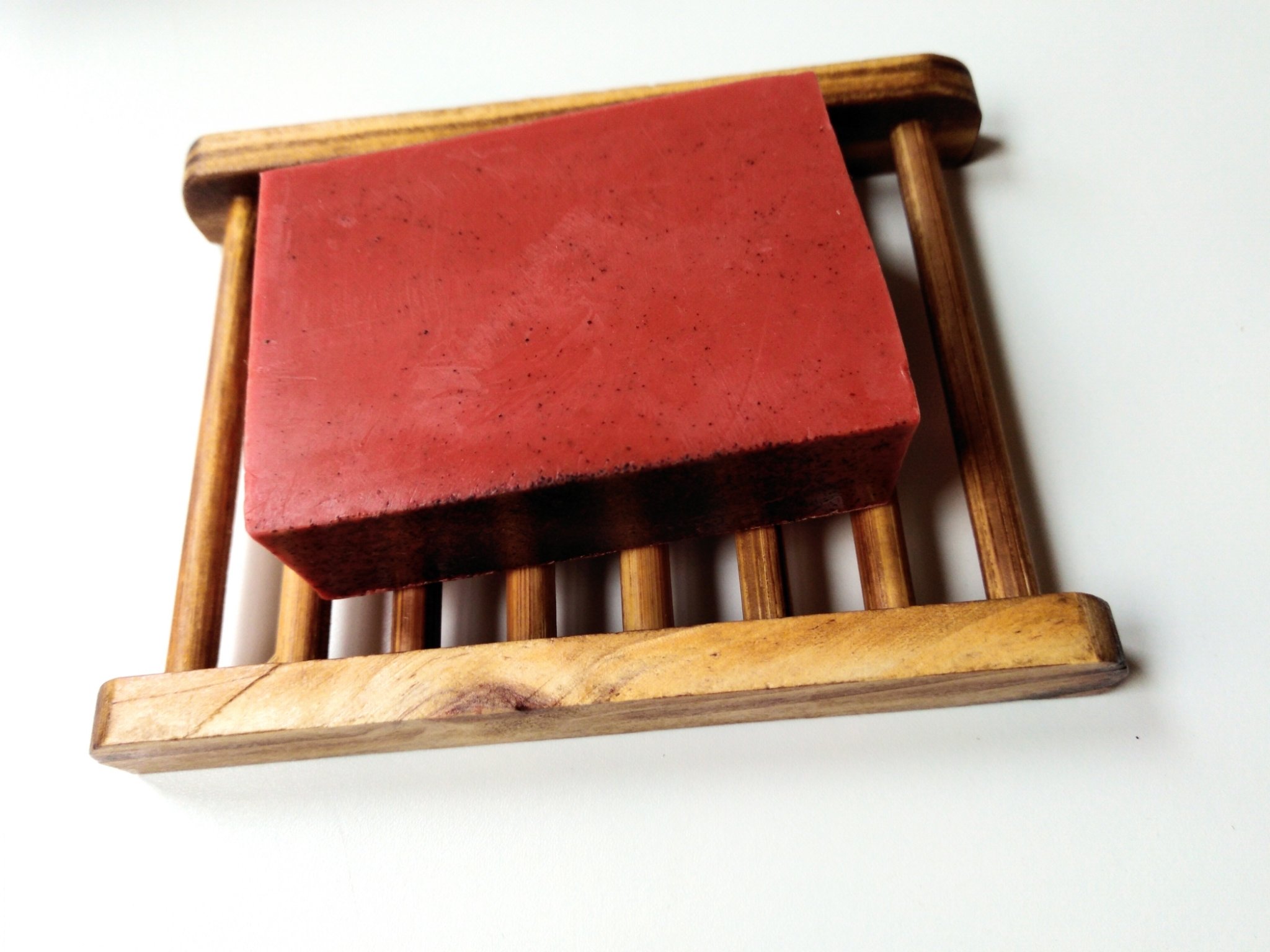 Wood soap dish 00367