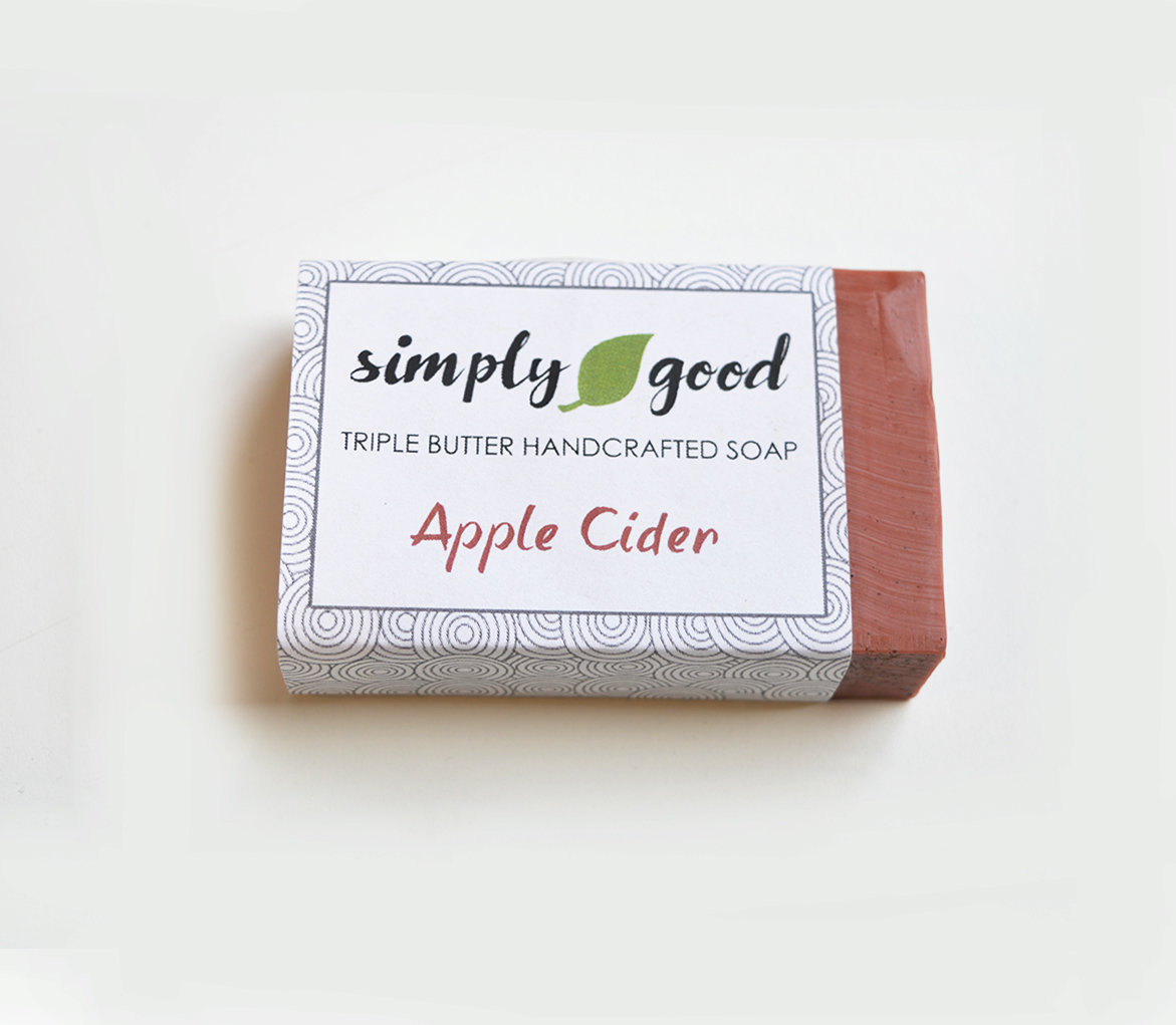 Apple Cider Simply Good™ Triple Butter Vegan Soap Bar 00261