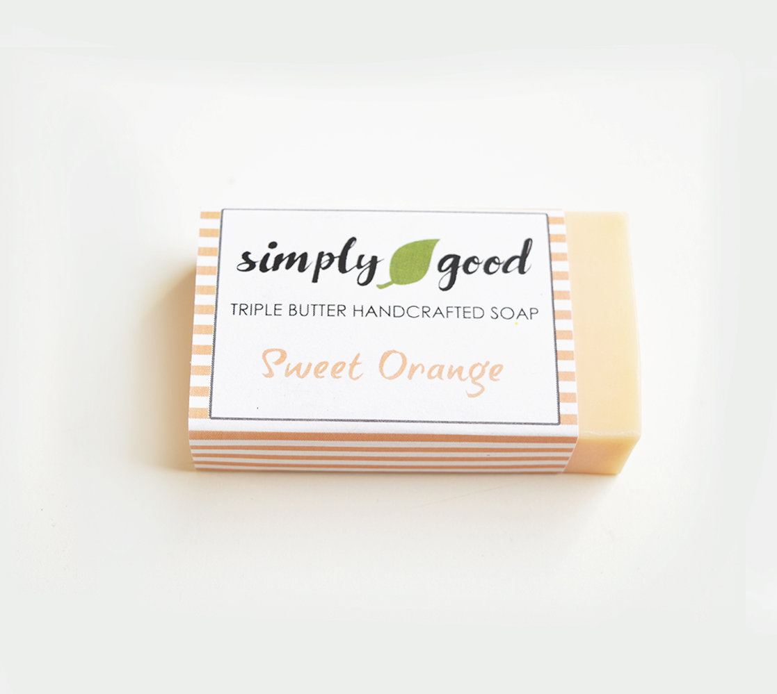 Sweet Orange Simply Good™ Triple Butter Vegan Soap Bar 00388