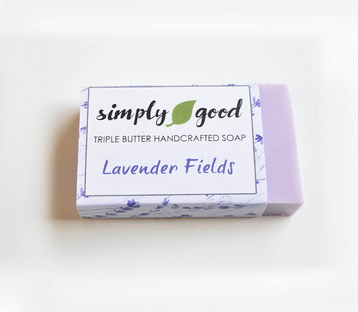 Lavender Fields Simply Good™ Triple Butter Vegan Soap Bar 00393