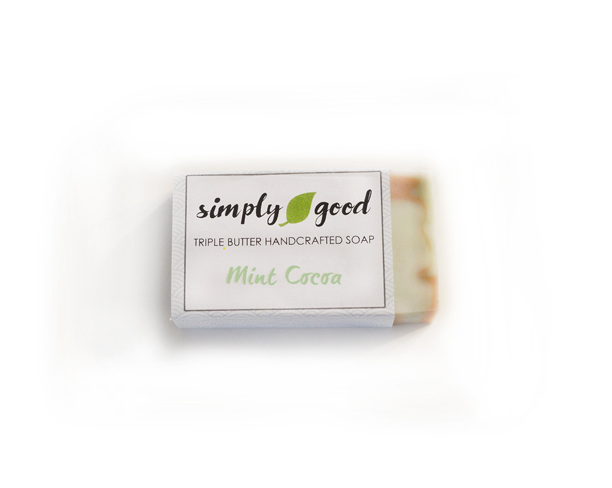 Mint Cocoa Simply Good™ Triple Butter Vegan Soap Bar 00410