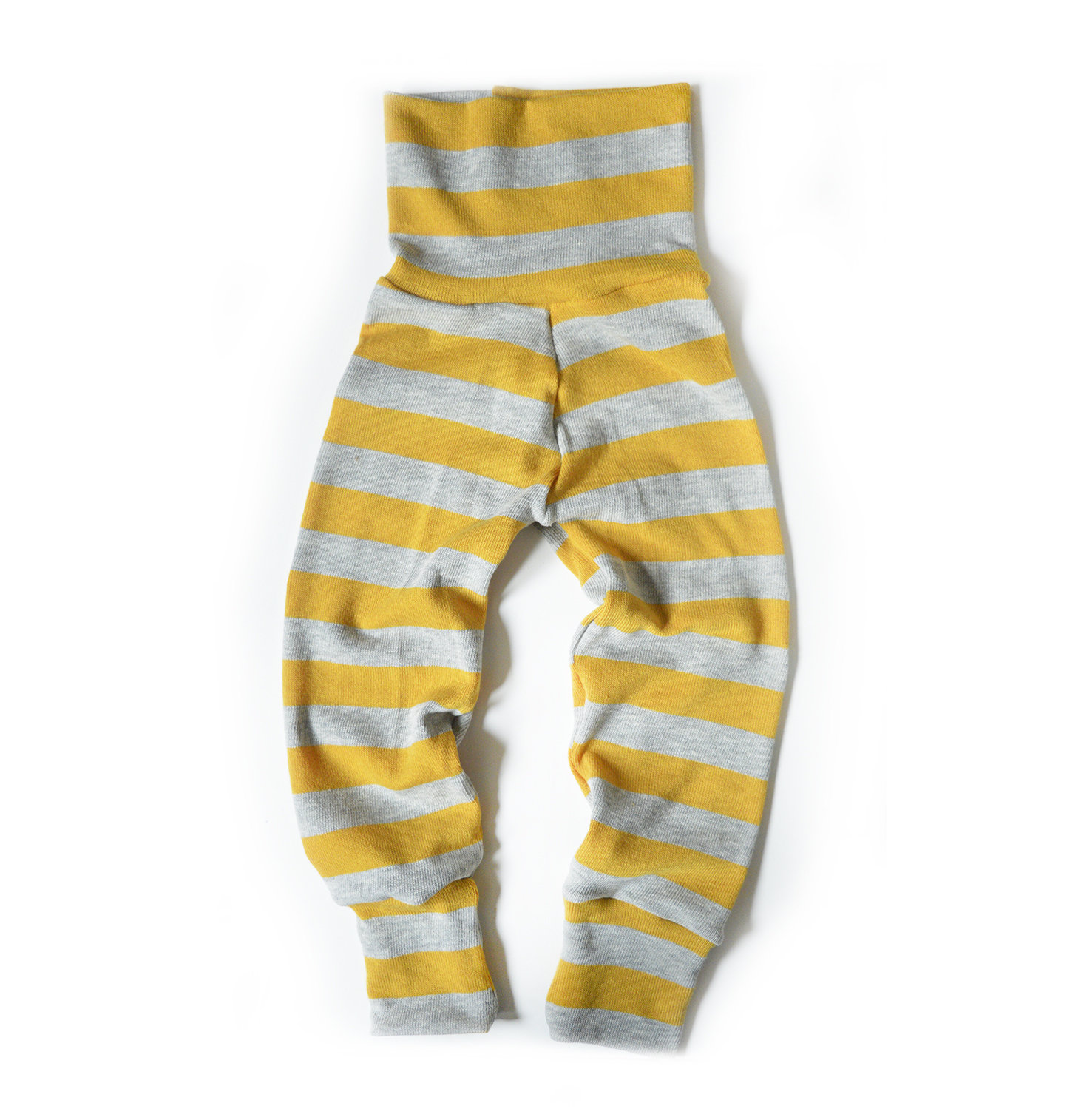 Little Sprout Pants™Lemon Stripe - Stretch Knit Fit 00422