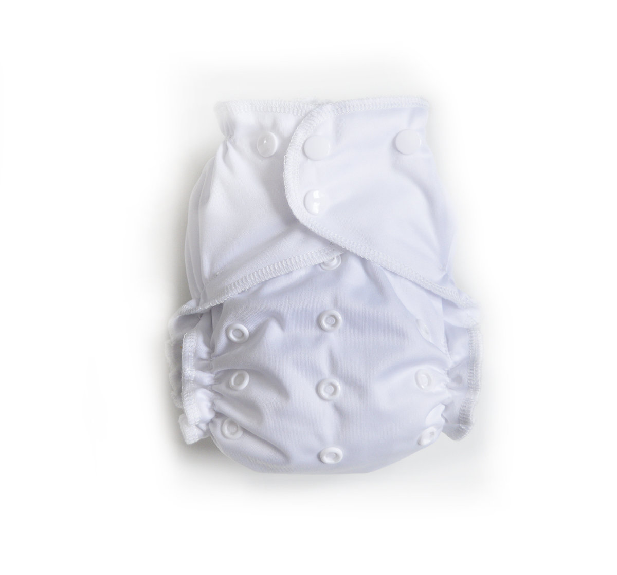 Easy Peasies® One Size Reusable Cloth Pocket Diaper - Classic White 00446