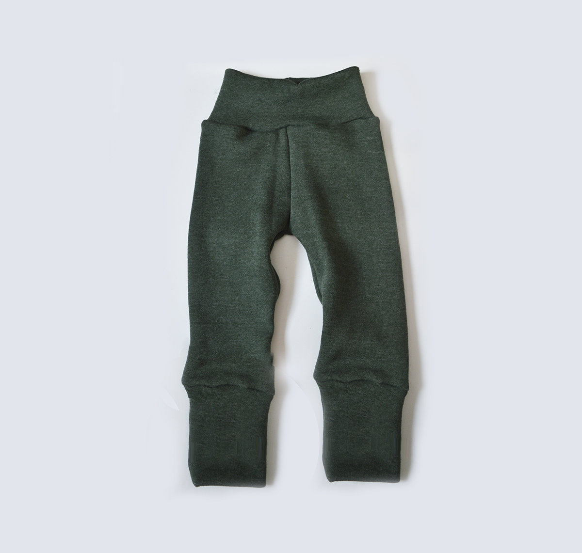 Little Sprout Pants™ Green Stretchy Sweatshirt Fleece 00456