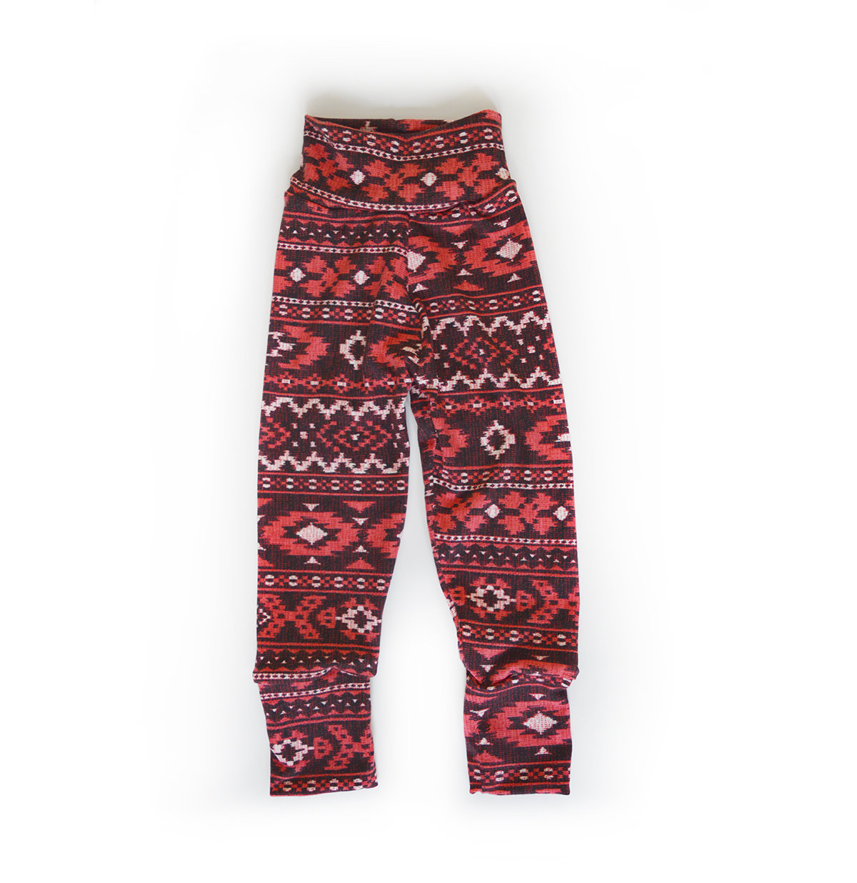 Little Sprout Pants™ Red Tribal - Lightweight Slim 00480