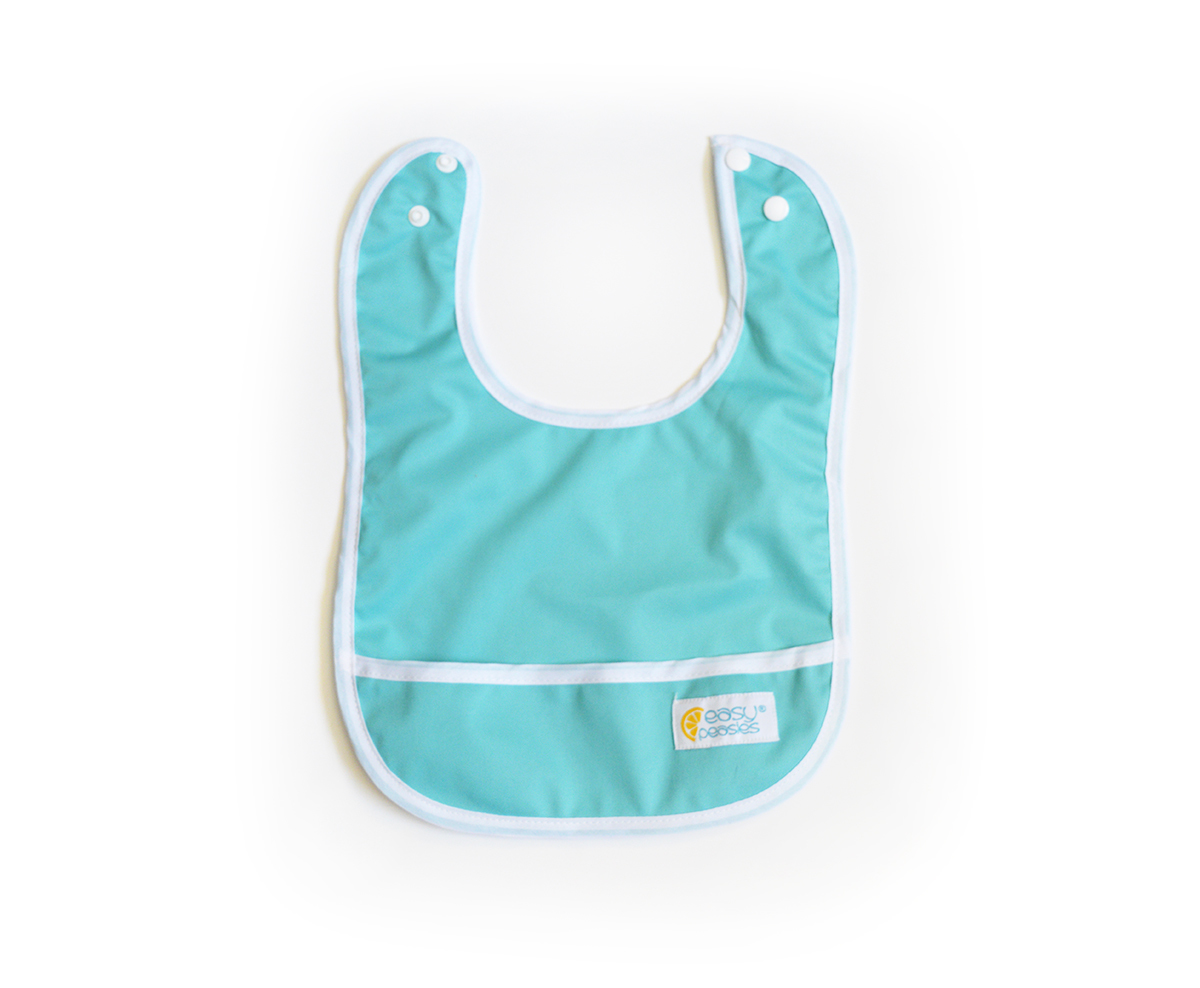 Set of 2 Easy Peasies® Stay Clean Bibs - Jewel 00510