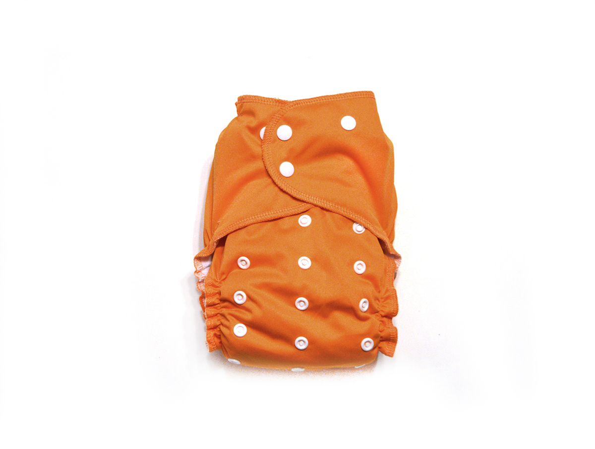 Pumpkin Spice Ready-Use™ /Dry-Nights AIO Cloth Diaper - One Size 00595