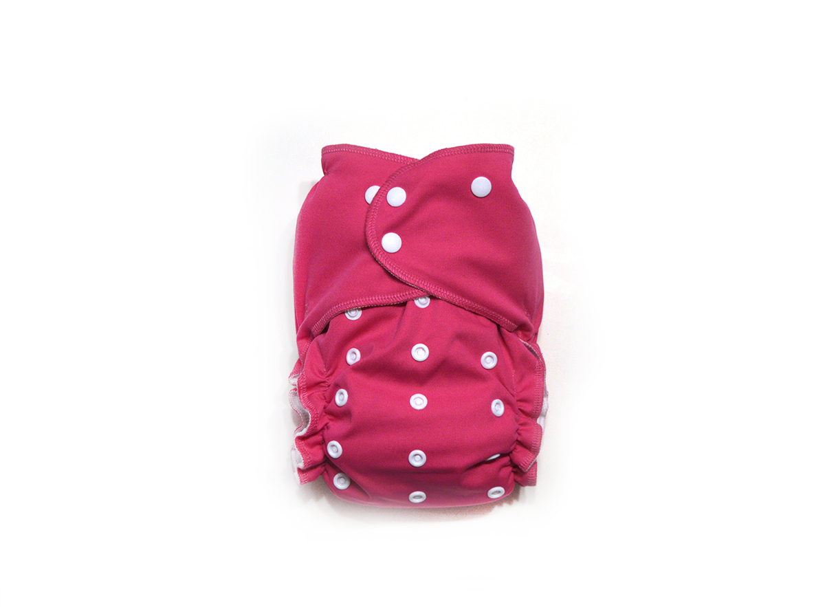 Raspberry Ready-Use™ / Dry-Nights™ AIO Cloth Diaper - One Size 00598