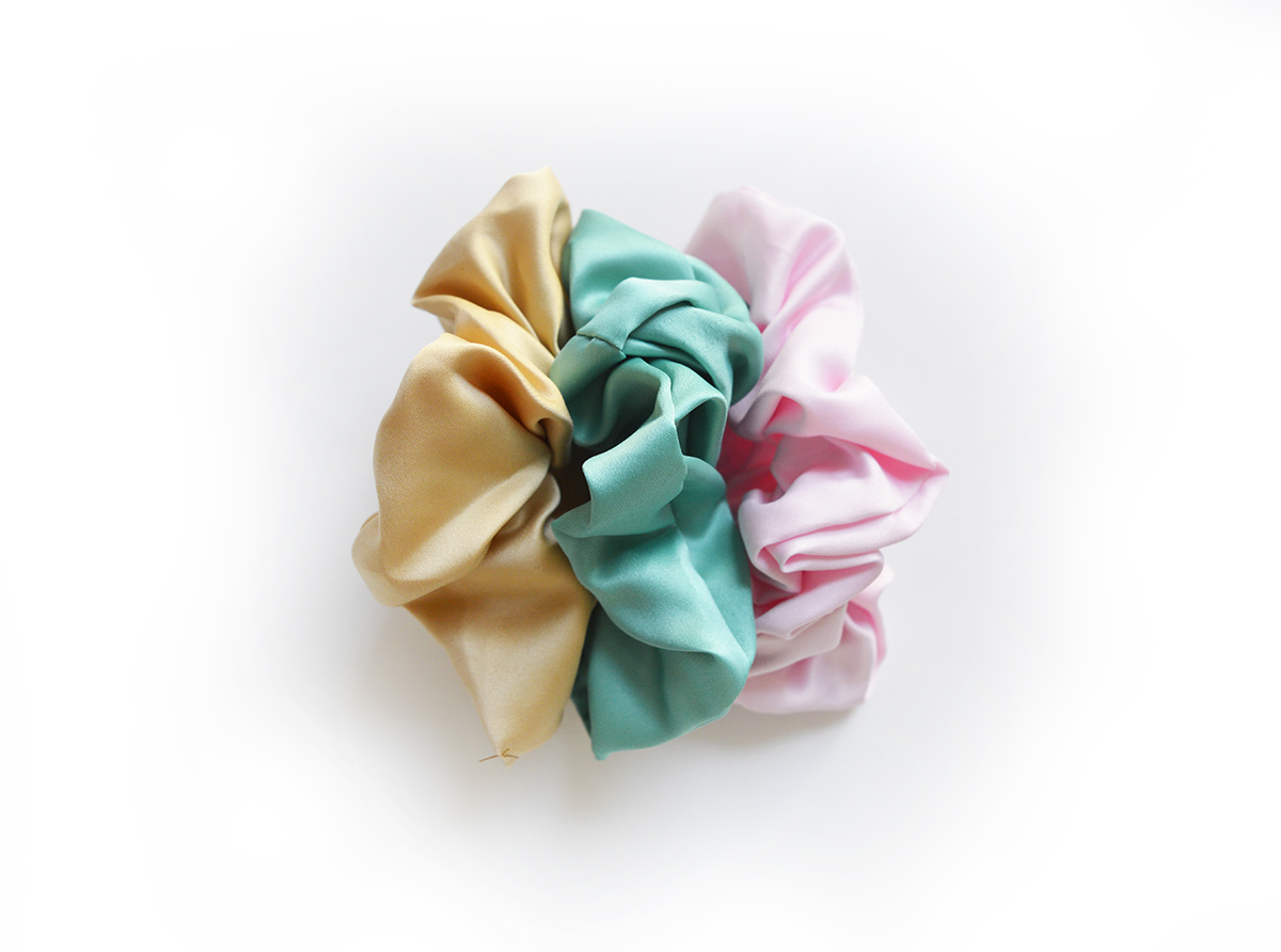 Simply Good™ Satin Scrunchy set 00670