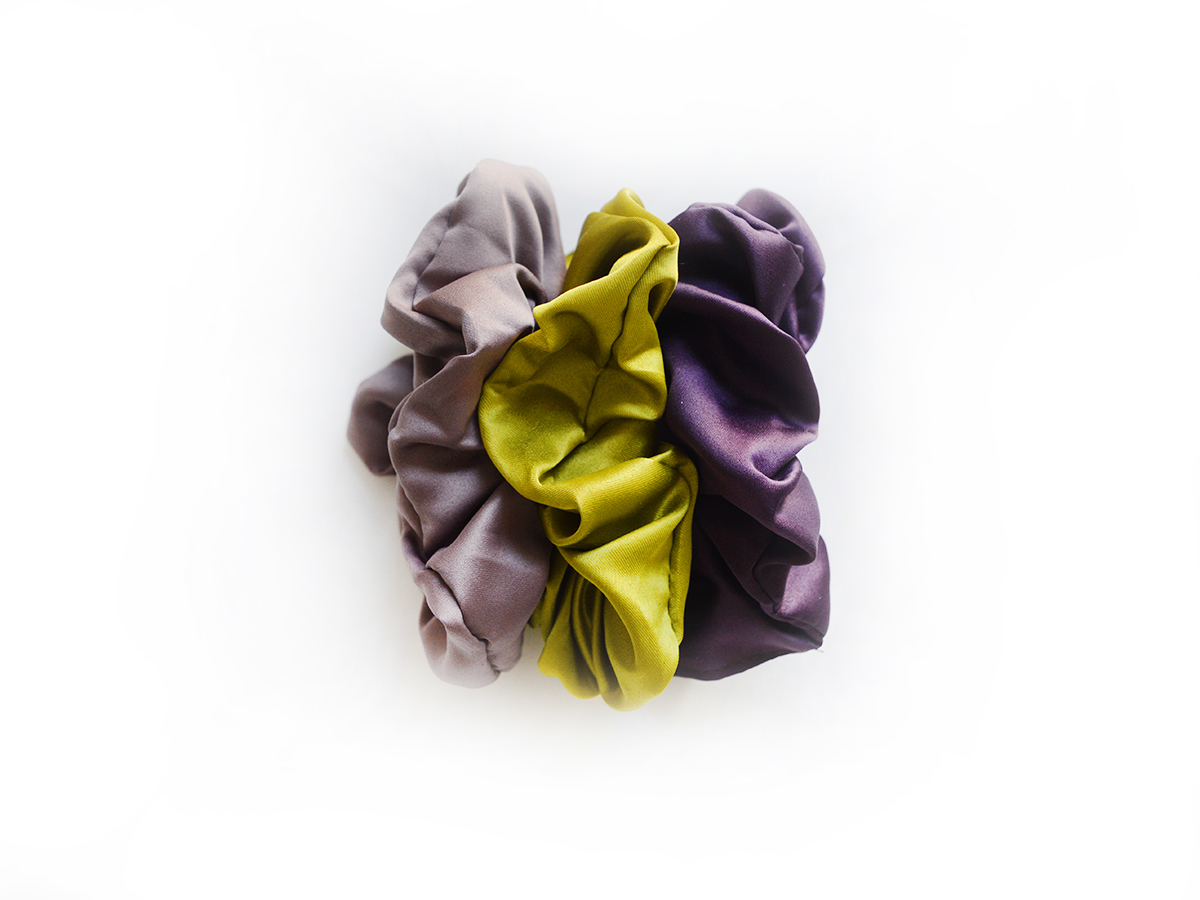 Simply Good™ Satin Scrunchy set 00667