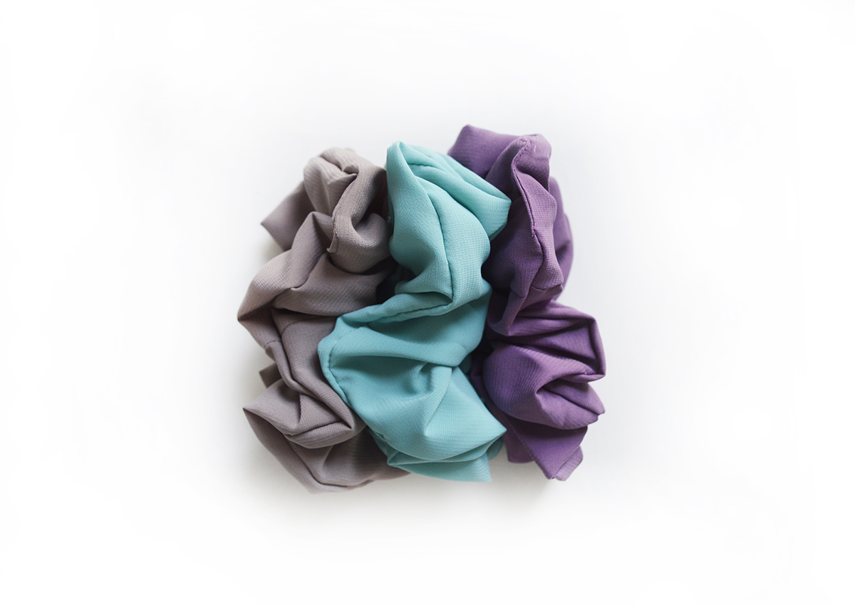 Simply Good™ Chiffon Scrunchy set 00676