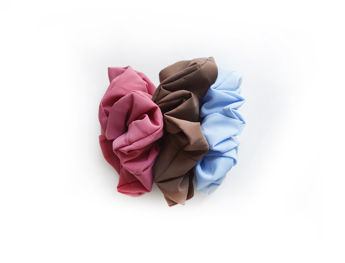 Simply Good™ Chiffon Scrunchy set 00677