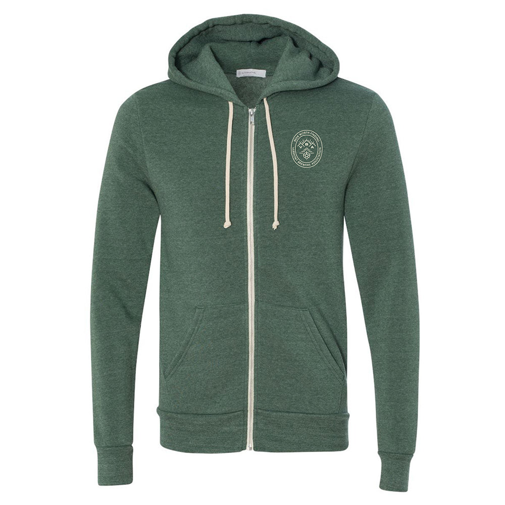 Rocky Eco-Fleece Zip Hoodie Dusty Pine 00014