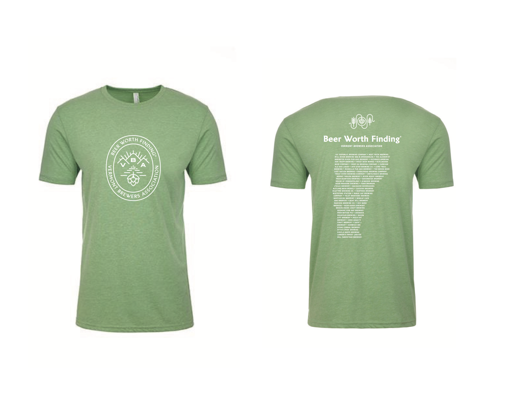 Beer Worth Finding T-Shirt Apple Green 00021