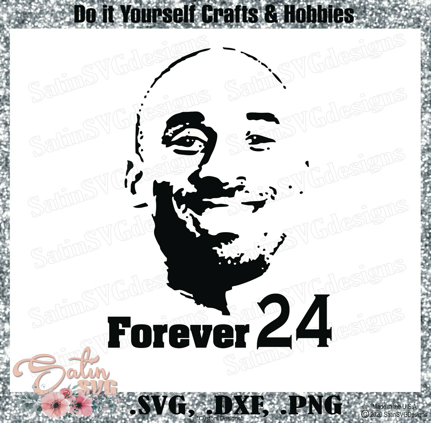 Download Kobe Bryant, Forever 24 NEW Custom Designs. SVG Files ...