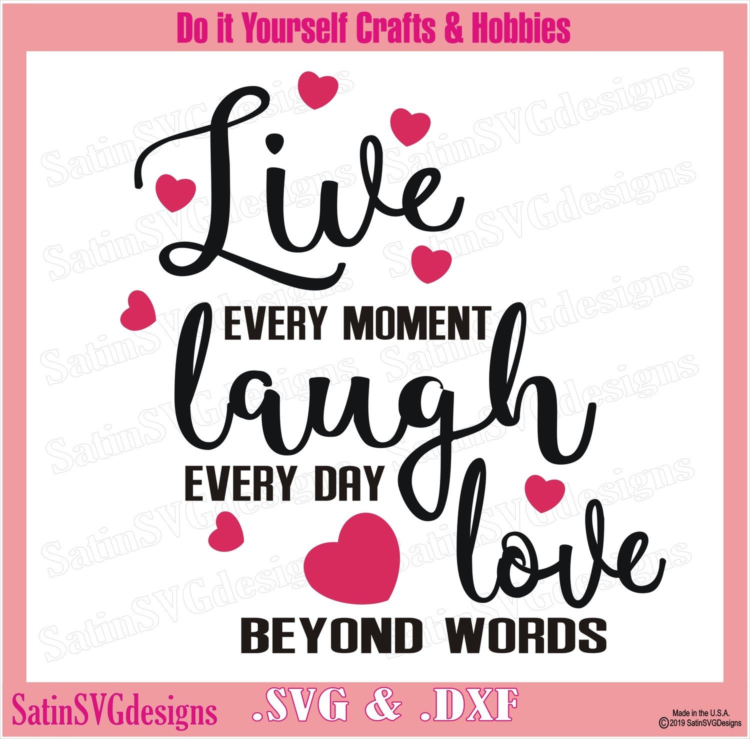 Download Live-Love-Laugh Design SVG Files, Cricut, Silhouette ...