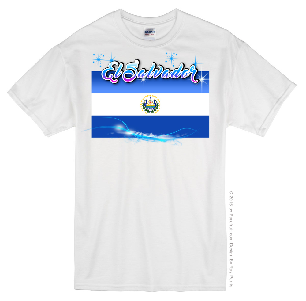 El Salvador Flag 00161