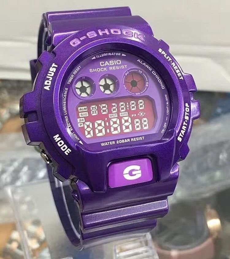 g shock purple yellow