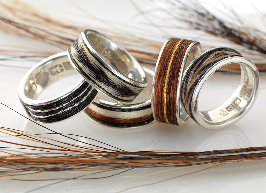 Woven Inlaid Horse Hair Ring