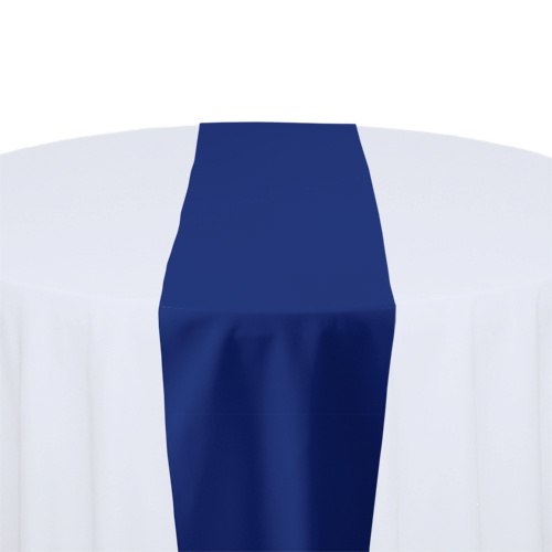 Royal Blue Solid Polyester Table Runner Rental Royal Solid Polyester Table Runner Rental