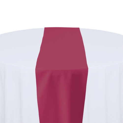 Hot Pink Solid Polyester Table Runner Rental Hot Pink Solid Polyester Table Runner Rental