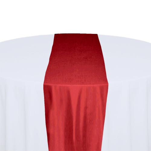 Red Taffeta Table Runner Rental Red Taffeta Table Runner Rental