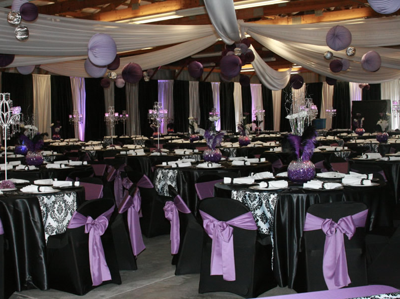 Black & White Damask Paper Lantern Rental Black & White Damask Paper Lantern Rental