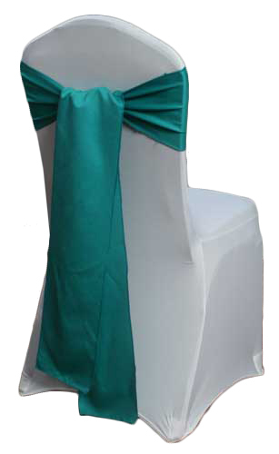 Jade Matte Satin Chair Sashes Jade Matte Satin Chair Sashes