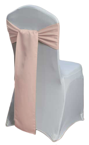 Blush Rose Gold Lamour Matte Satin Blush Lamour Matte Satin Sash Rental