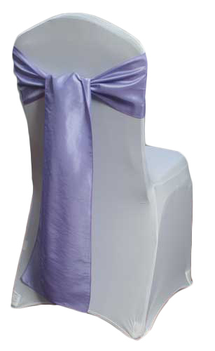 Lavender Taffeta Chair Sashes Lavender Taffeta Sash Rental