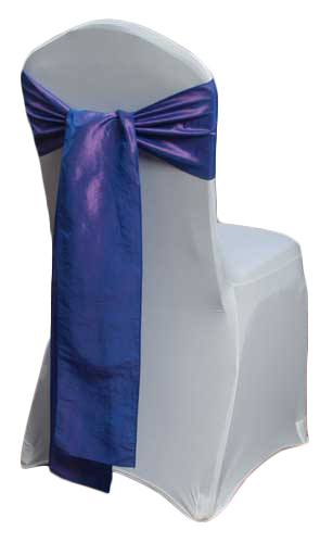 Purple Taffeta Chair Sashes Purple Taffeta Sash Rental