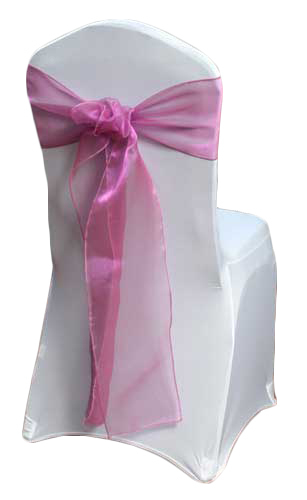 Wild Orchid Organza Sheer Sash Rental Wild Orchid Organza Sheer Sash Rental